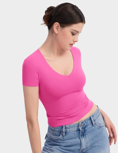 Aria | Second - Skin V - Neck Top