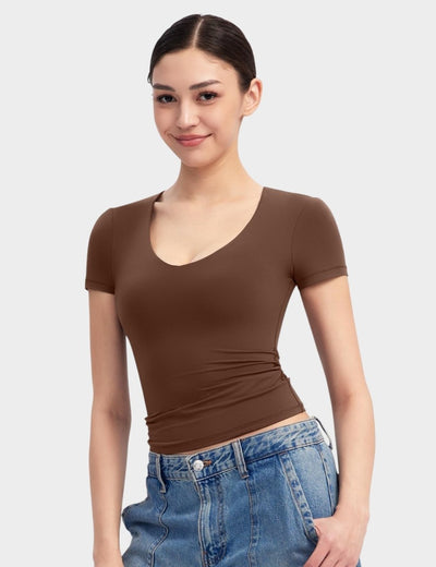 Aria | Second - Skin V - Neck Top