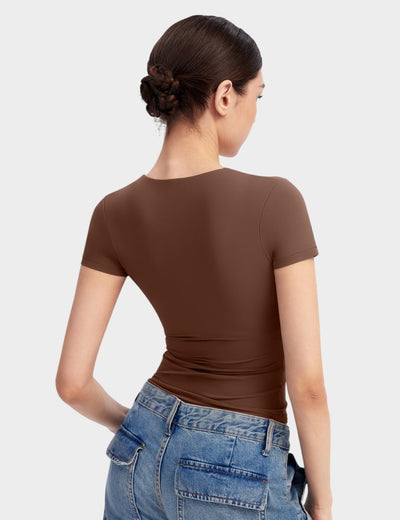 Aria | Second - Skin V - Neck Top