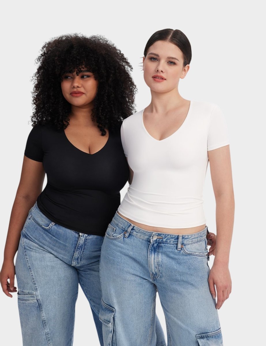 Aria | Second - Skin V - Neck Top