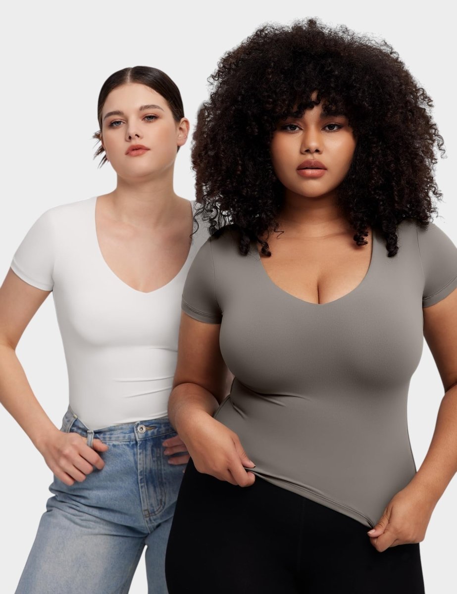 Aria | Second - Skin V - Neck Top