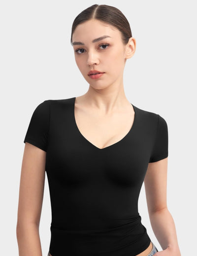 Aria | Second - Skin V - Neck Top