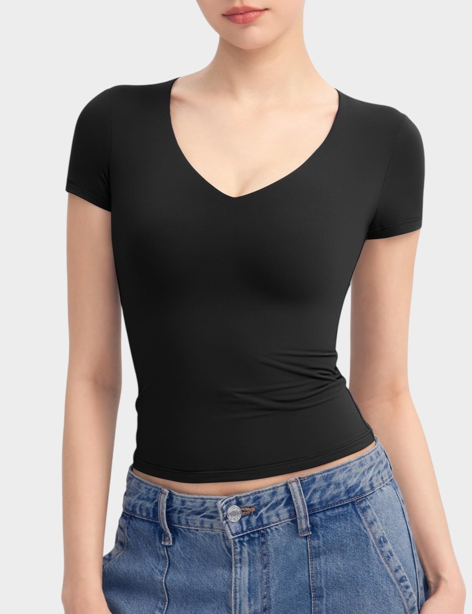 Aria | Second - Skin V - Neck Top