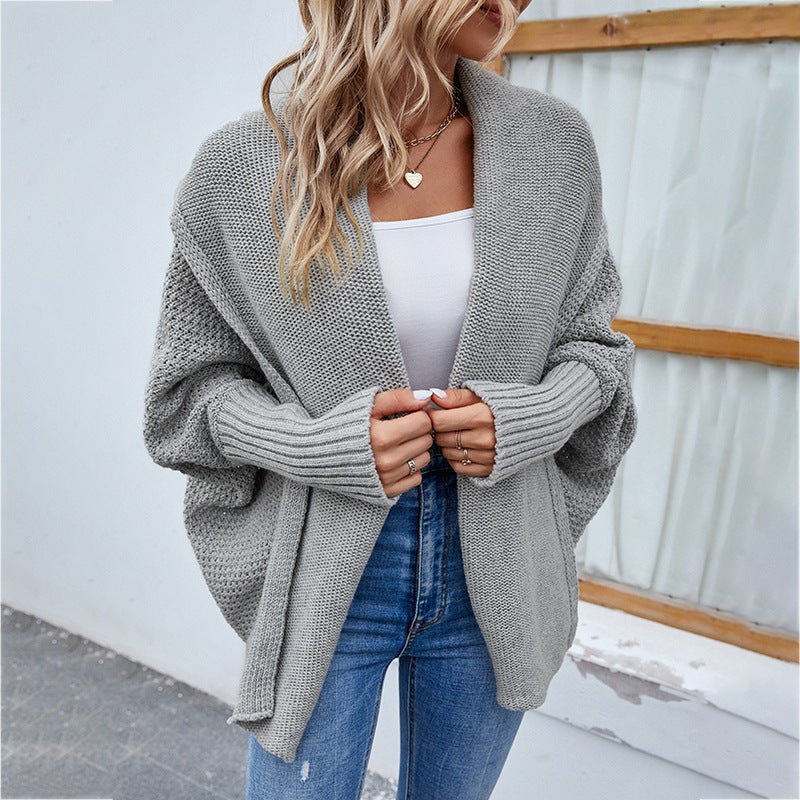 Aura™ | Oversized Batwing Cardigan – Cocooning Elegance