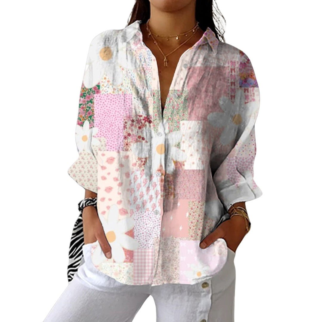 Aurore | Patchwork Daisy Blouse