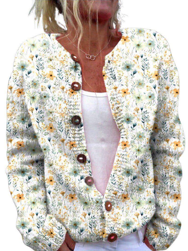 Avelyn | Vintage Flower Cardigan