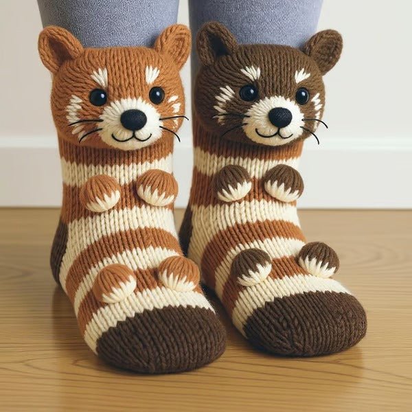 Averra | Cozy Animal Pattern Socks