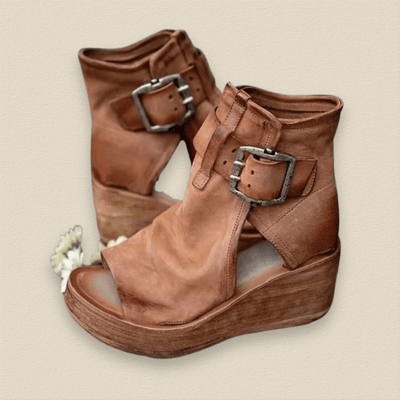 Bellarein | Peep - Toe Wedge Heels
