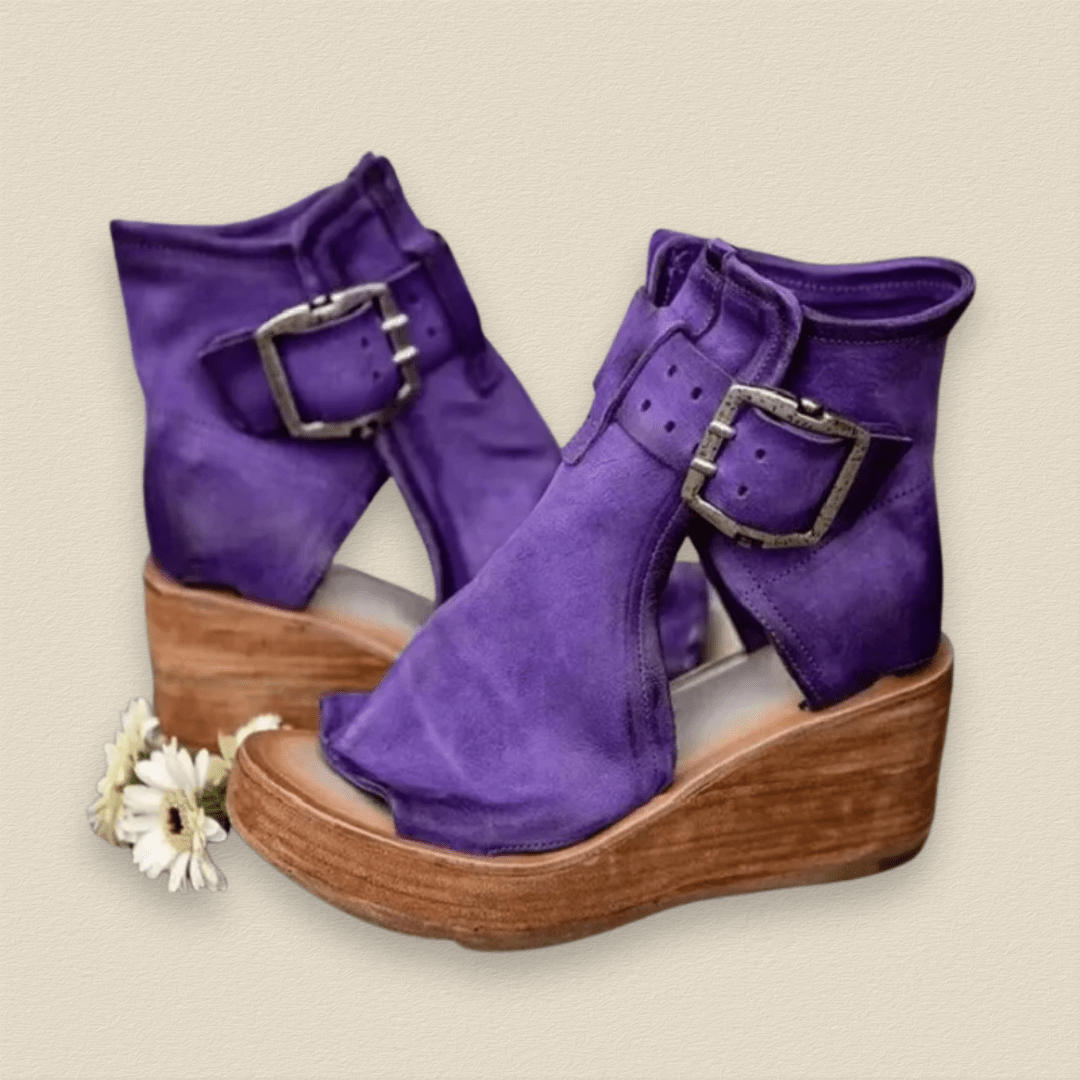 Bellarein | Peep - Toe Wedge Heels