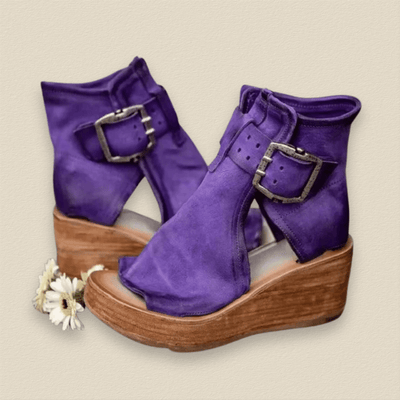 Bellarein | Peep - Toe Wedge Heels