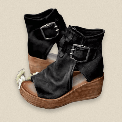 Bellarein | Peep - Toe Wedge Heels