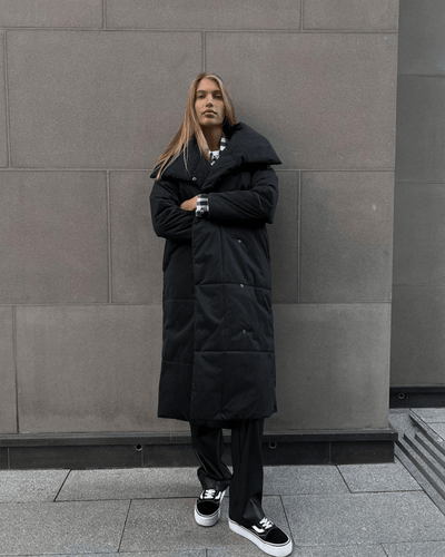 Belted Long Down Jacket