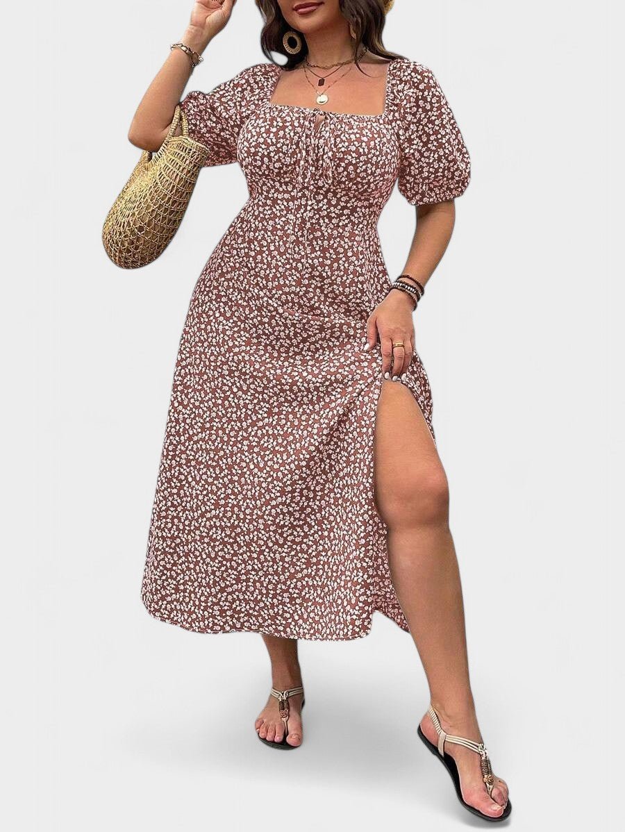 Breezaya | Plus - Size Floral Maxi Dress