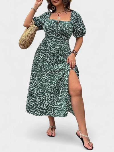 Breezaya | Plus - Size Floral Maxi Dress