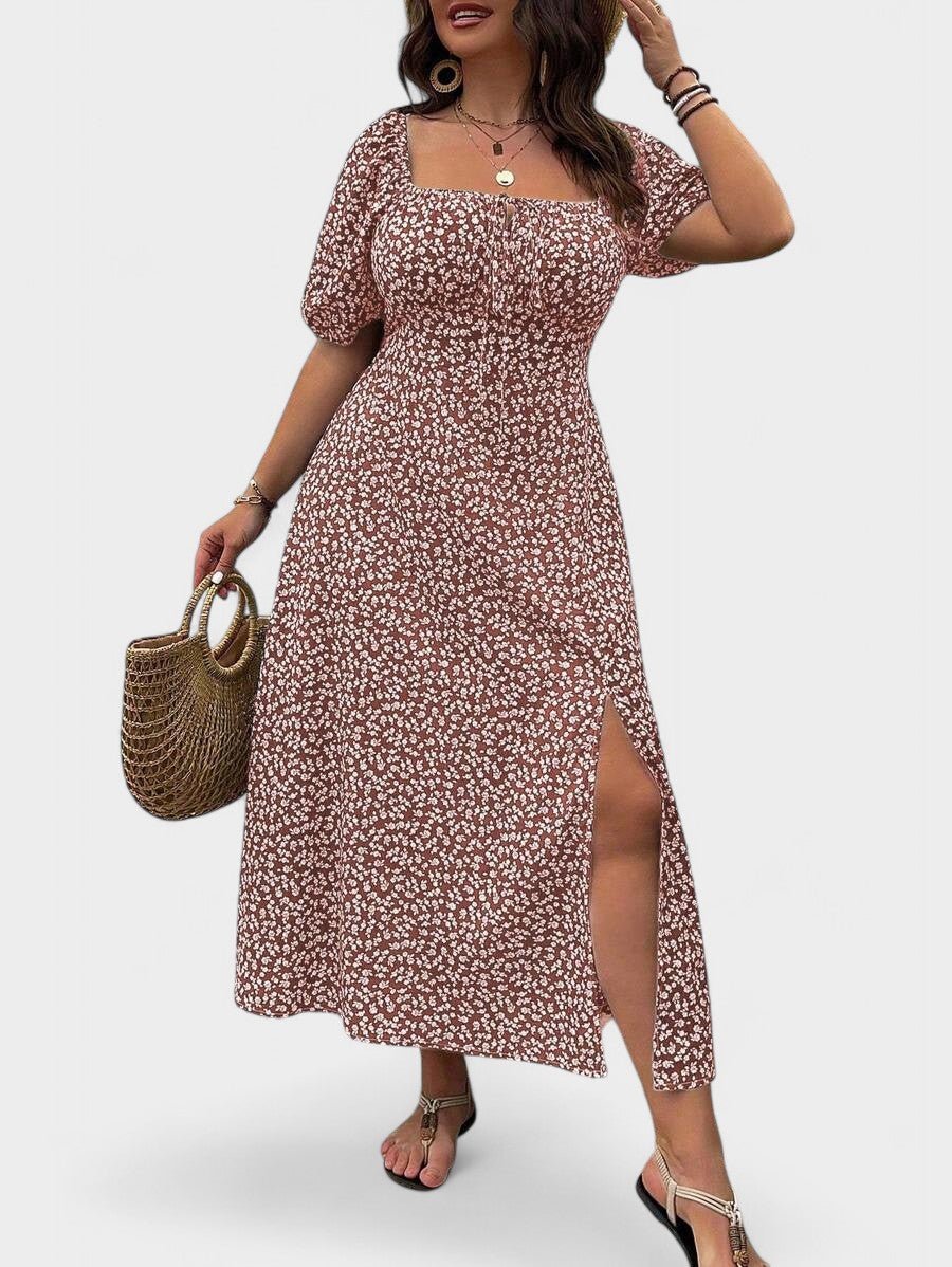 Breezaya | Plus - Size Floral Maxi Dress