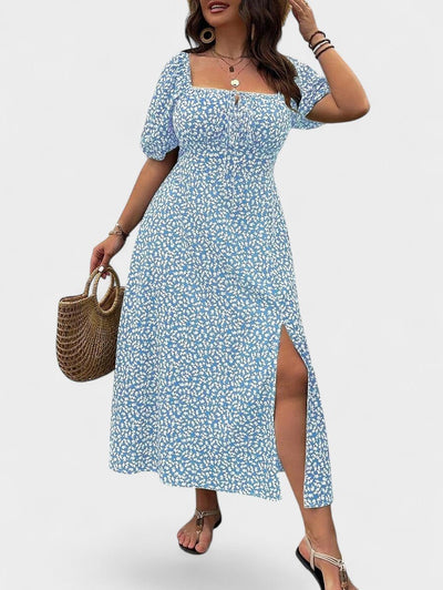 Breezaya | Plus - Size Floral Maxi Dress