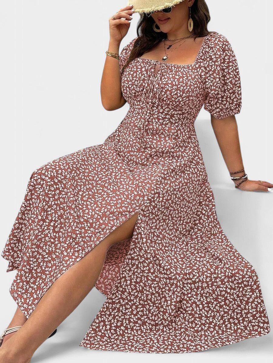 Breezaya | Plus - Size Floral Maxi Dress