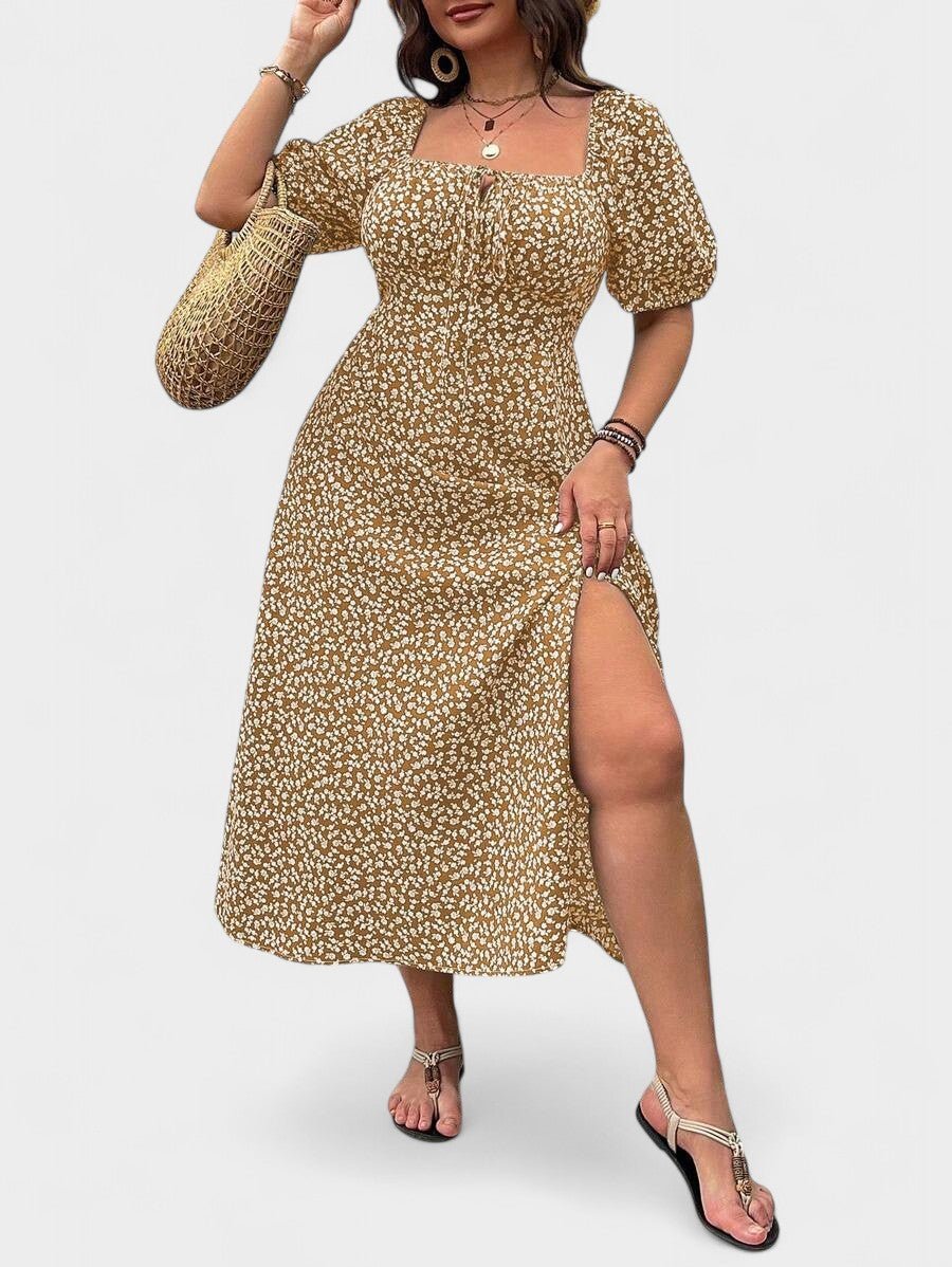 Breezaya | Plus - Size Floral Maxi Dress