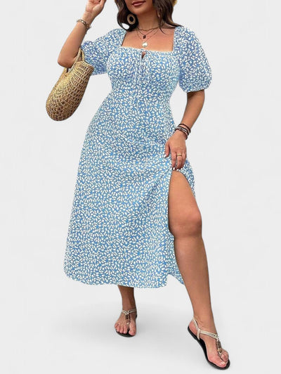 Breezaya | Plus - Size Floral Maxi Dress