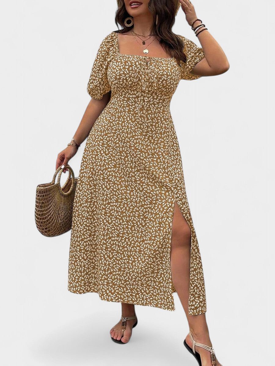 Breezaya | Plus - Size Floral Maxi Dress