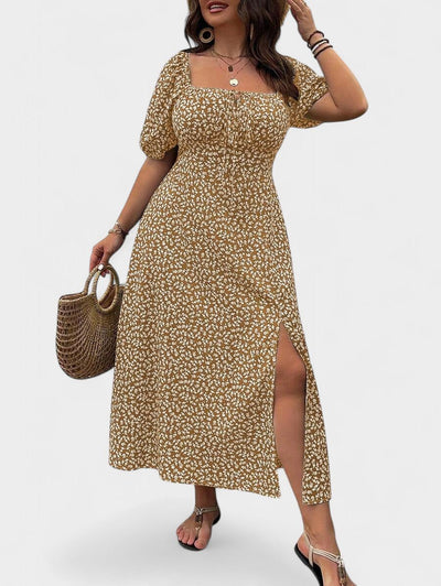Breezaya | Plus - Size Floral Maxi Dress