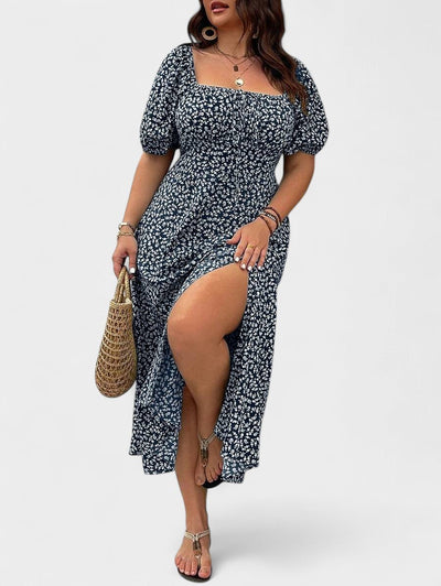 Breezaya | Plus - Size Floral Maxi Dress