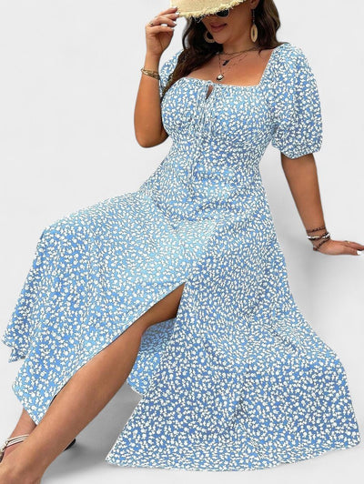 Breezaya | Plus - Size Floral Maxi Dress