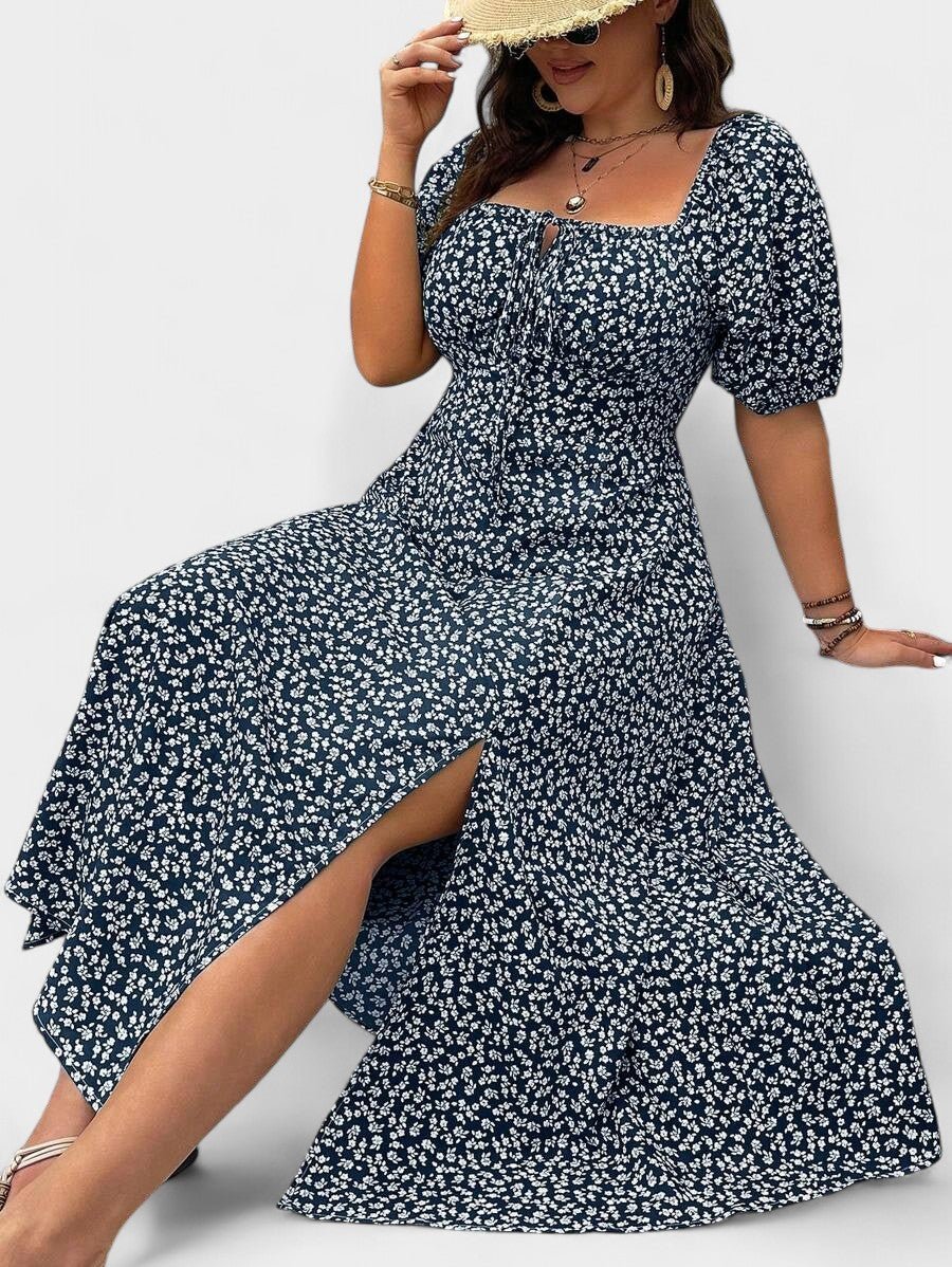 Breezaya | Plus - Size Floral Maxi Dress
