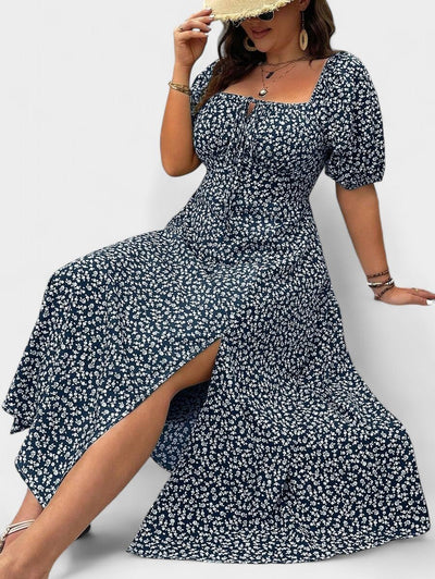 Breezaya | Plus - Size Floral Maxi Dress