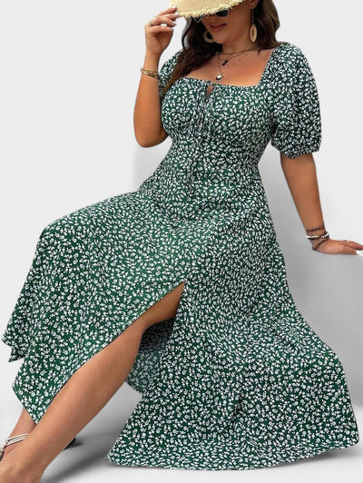 Breezaya | Plus - Size Floral Maxi Dress