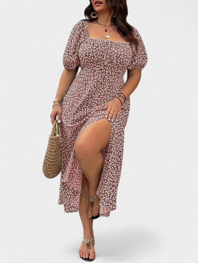 Breezaya | Plus - Size Floral Maxi Dress