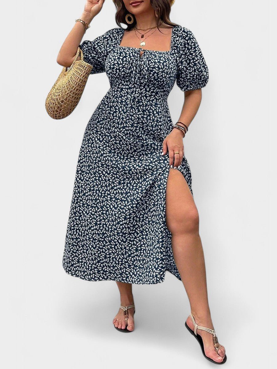 Breezaya | Plus - Size Floral Maxi Dress