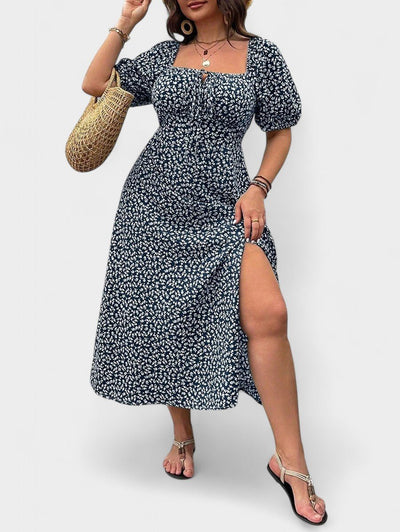 Breezaya | Plus - Size Floral Maxi Dress