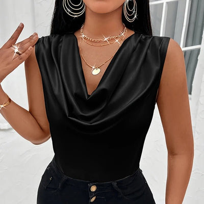 BRITTANY | ELEGANT SATIN TOP