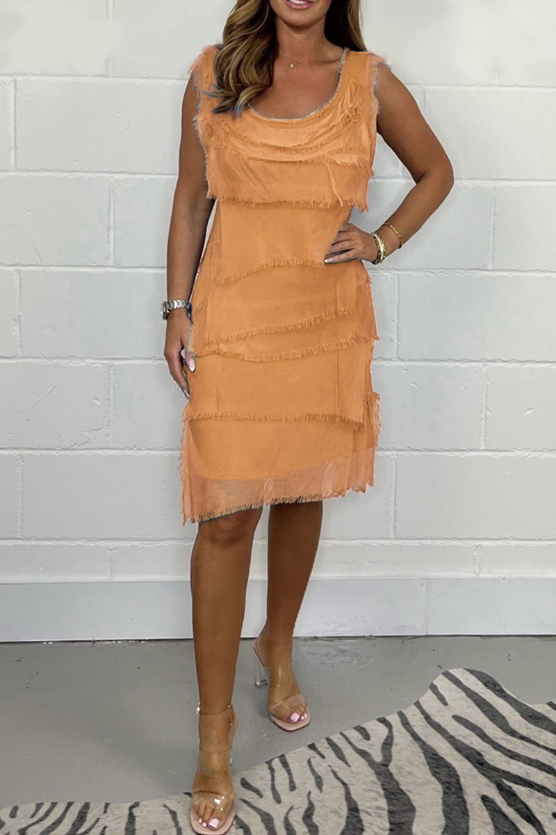 Callie | Elegant Sleeveless Chiffon Dress