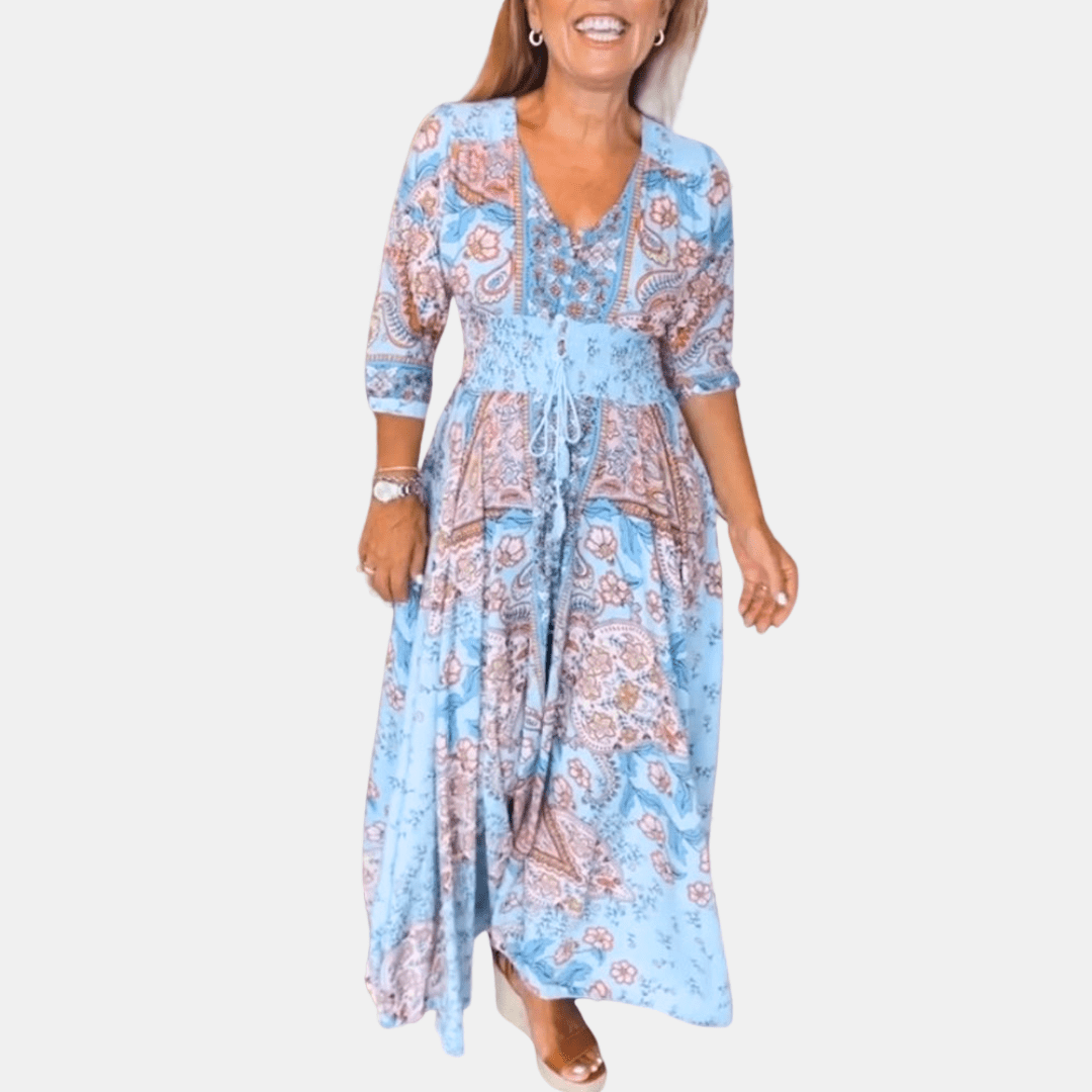 CAMELLIA | TIMELESS LONG SLEEVED SUMMER DRESS