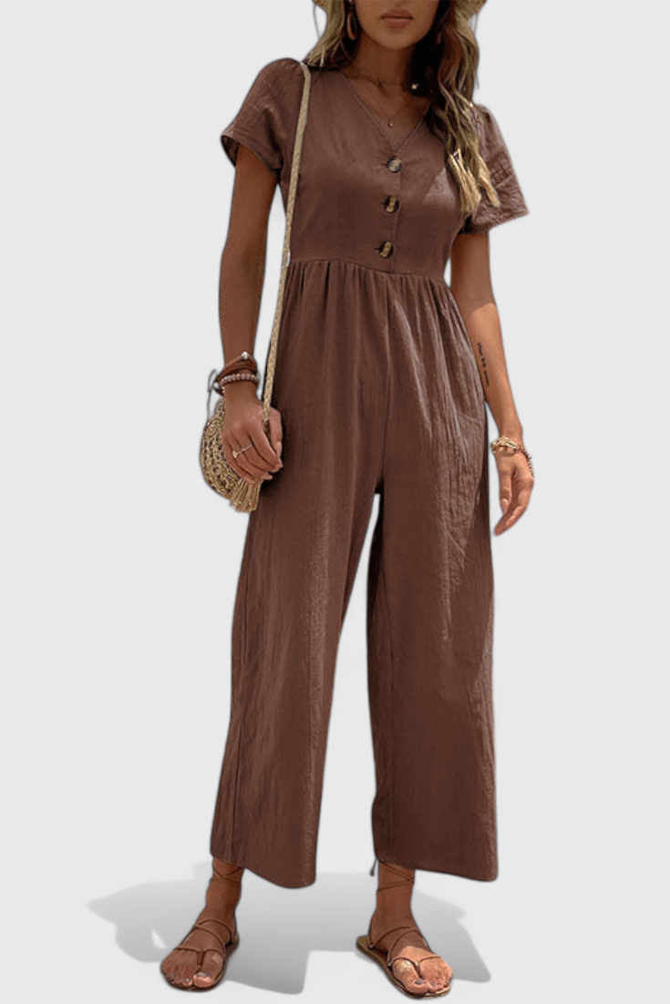 Camila Button - Front Jumpsuit
