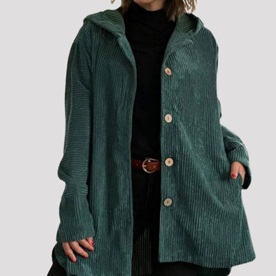 Casual Velvet Hooded Jacket for Autumn