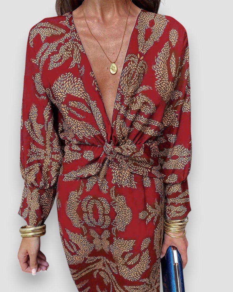 CELINE | SEXY V - NECK DRESS