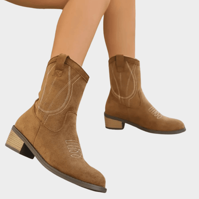 Chandler | Cowboy - Style Ankle Boots