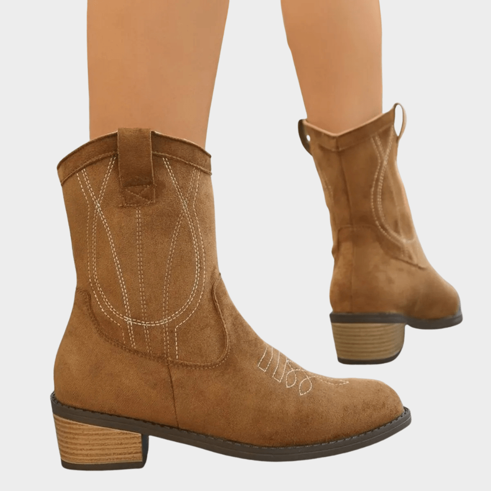 Chandler | Cowboy - Style Ankle Boots
