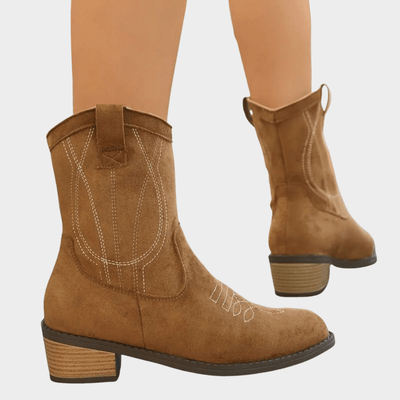 Chandler | Cowboy - Style Ankle Boots