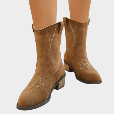 Chandler | Cowboy - Style Ankle Boots