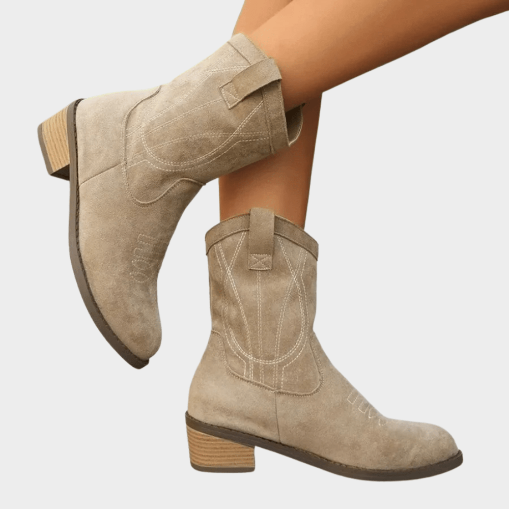 Chandler | Cowboy - Style Ankle Boots