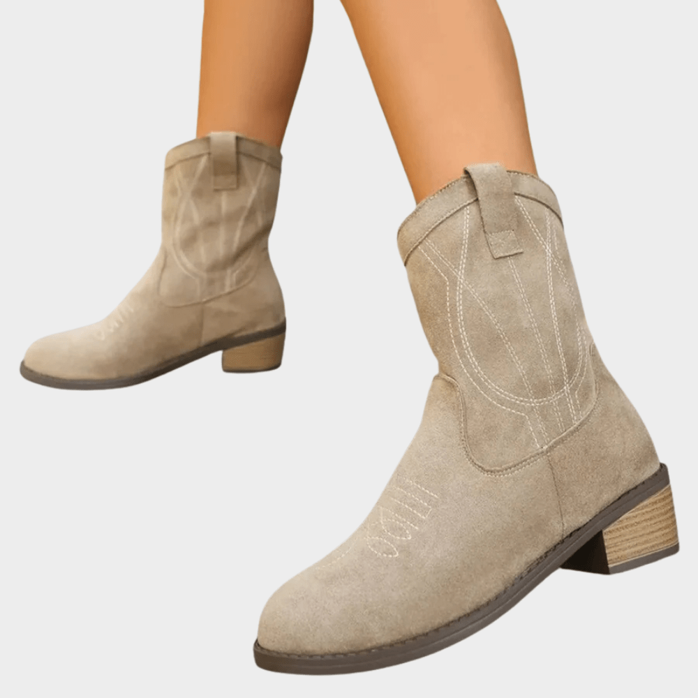 Chandler | Cowboy - Style Ankle Boots