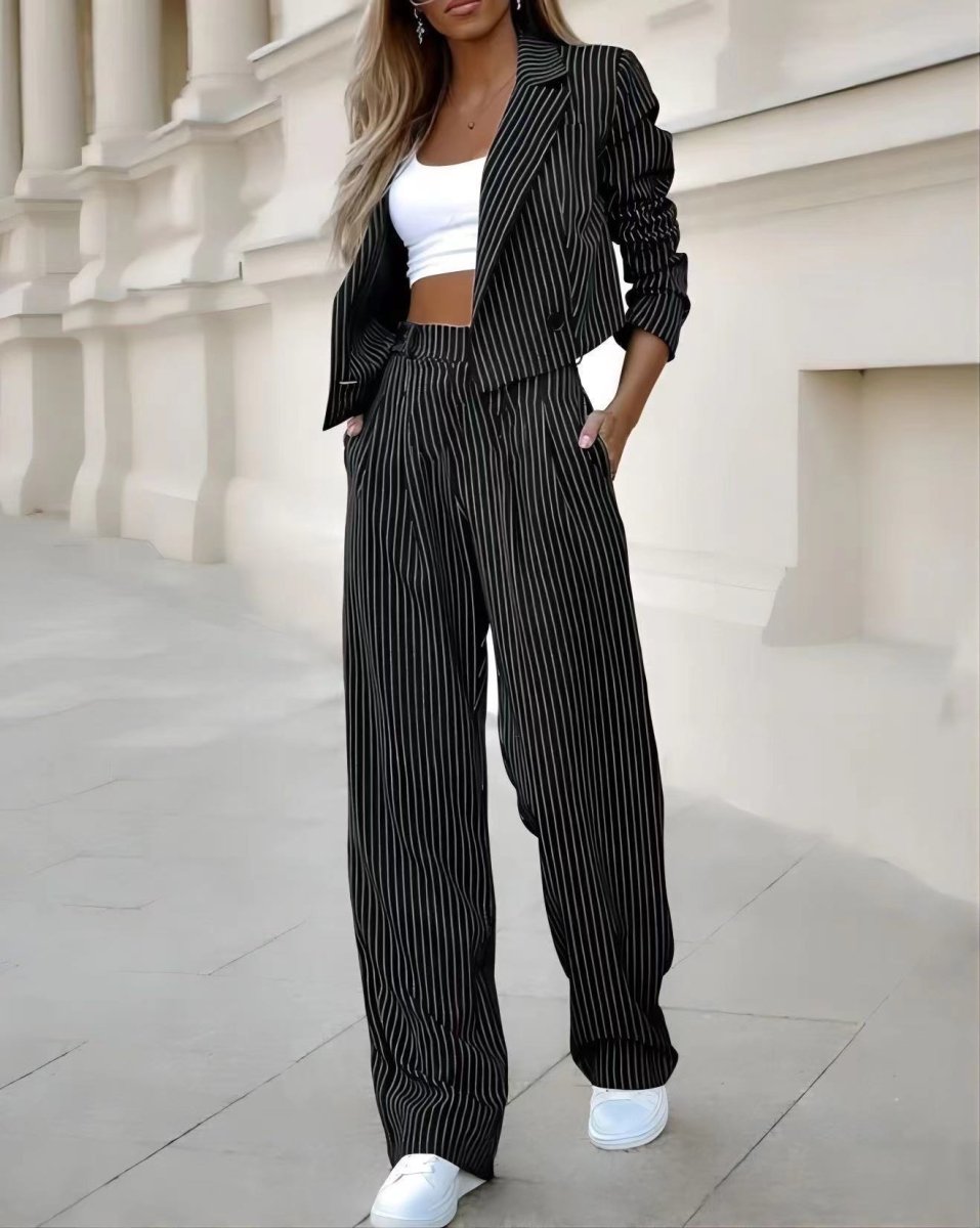 Chic Striped Suit