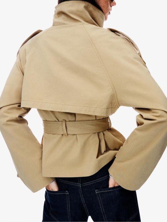 Clara | Early Fall Short Trench Jacket