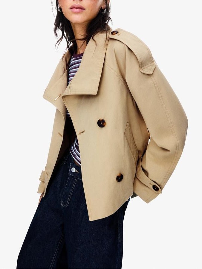 Clara | Early Fall Short Trench Jacket