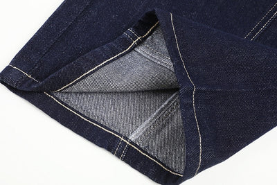 Clara™ | High - waisted jeans with sleeves & straight cut – refined silhouette