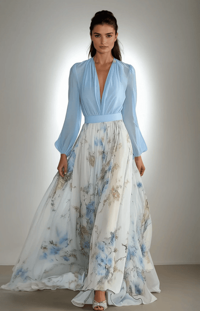 Clara | Stunning Floral Print Maxi Dress